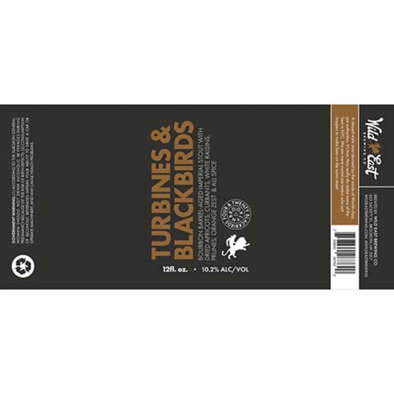 Wild East Turbines & Blackbirds Imperial Stout 12OZ SINGLE CAN