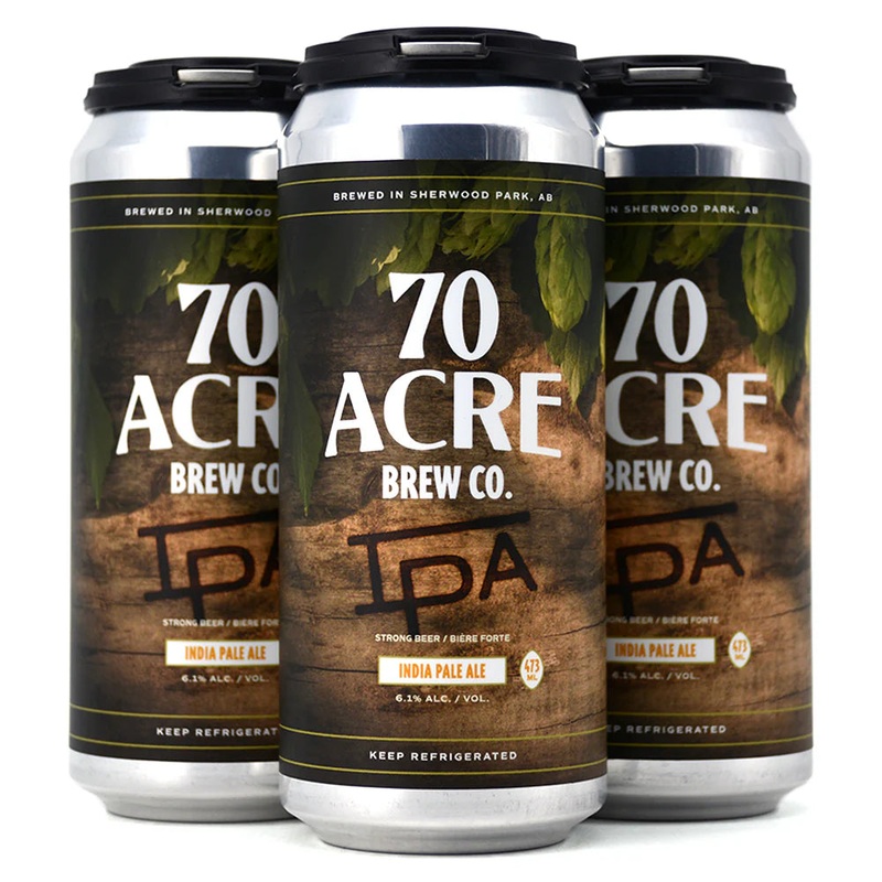 70 ACRE INDIA PALE ALE 473ML 4PK CAN @ Windermere [1041186] 1892 ml