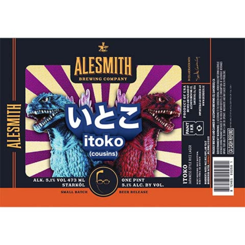 AleSmith Itoko Japanese Lager 16OZ SINGLE CAN