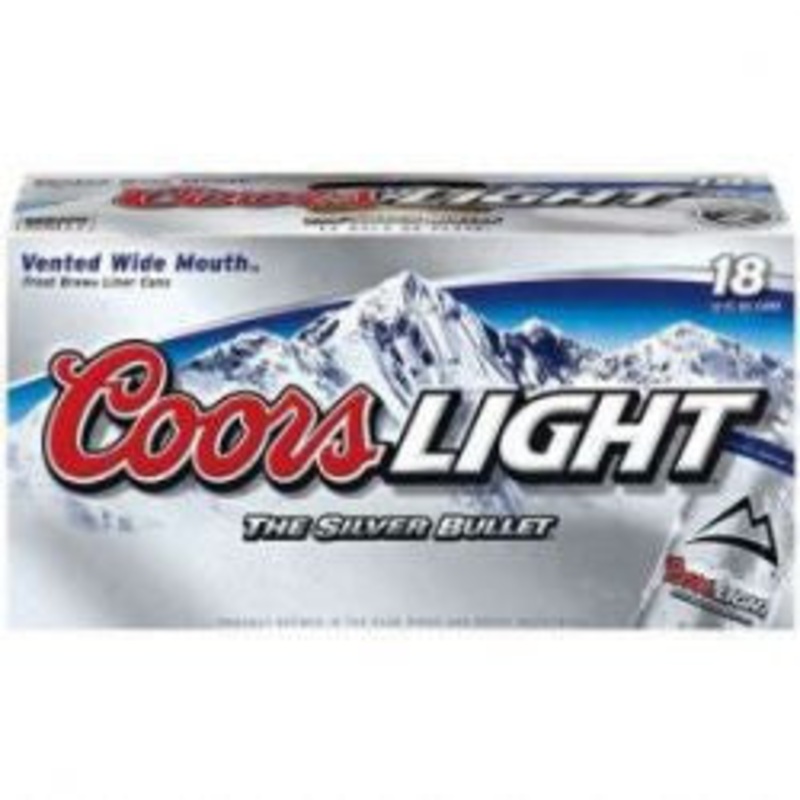 Coors Light 18 Pk Can