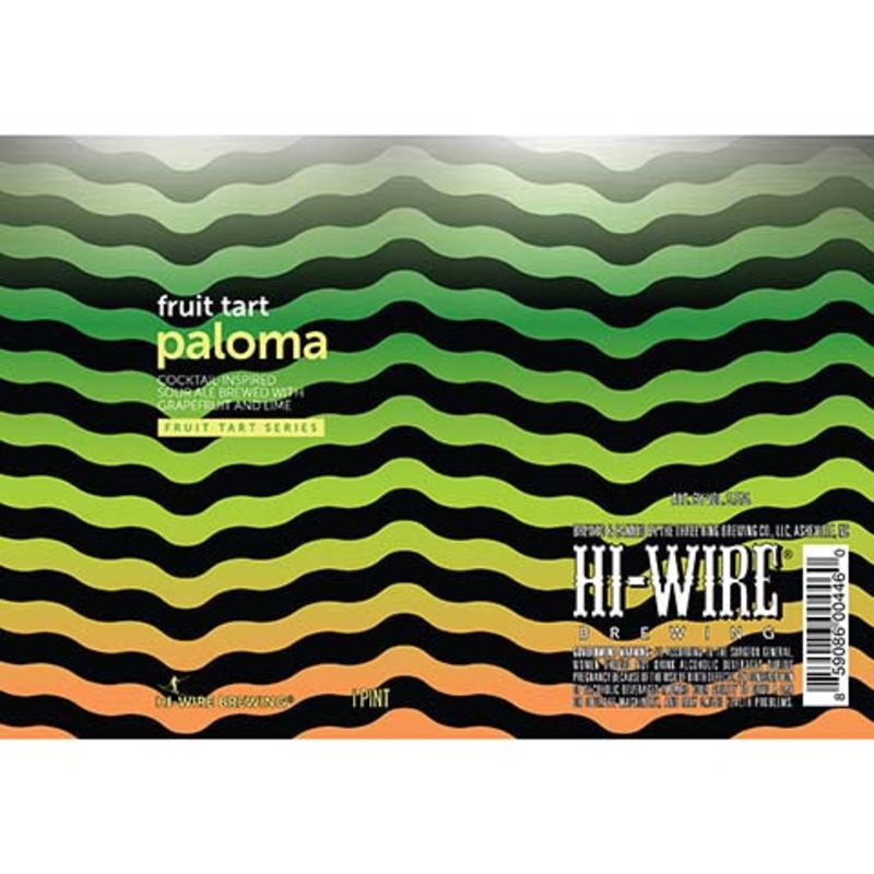 Hi-Wire Fruit Tart Paloma Sour Ale 16OZ SINGLE CAN