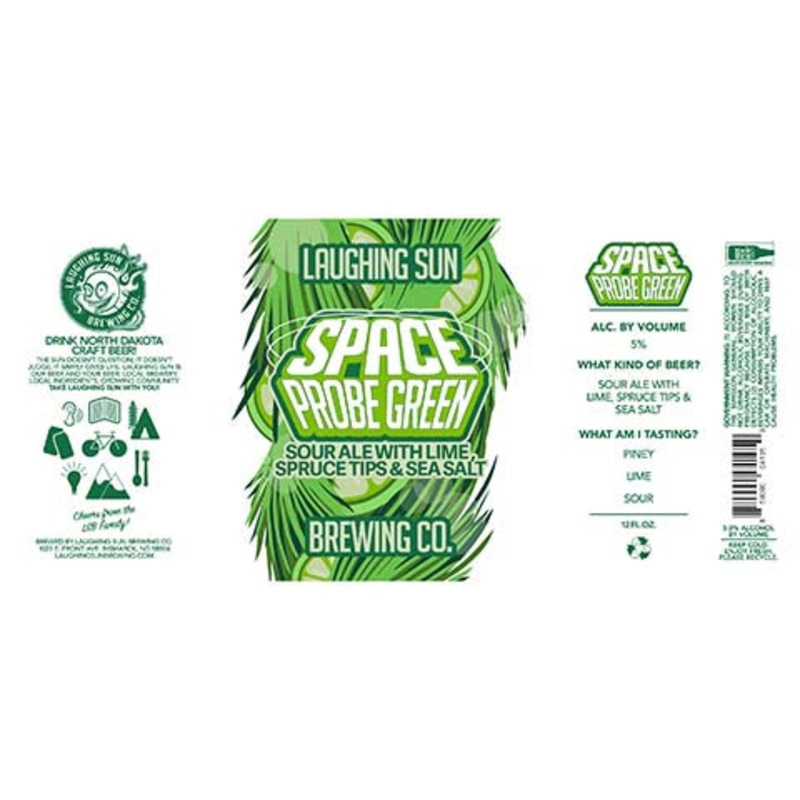 Laughing Sun Space Probe Green Sour Ale 12OZ SINGLE CAN
