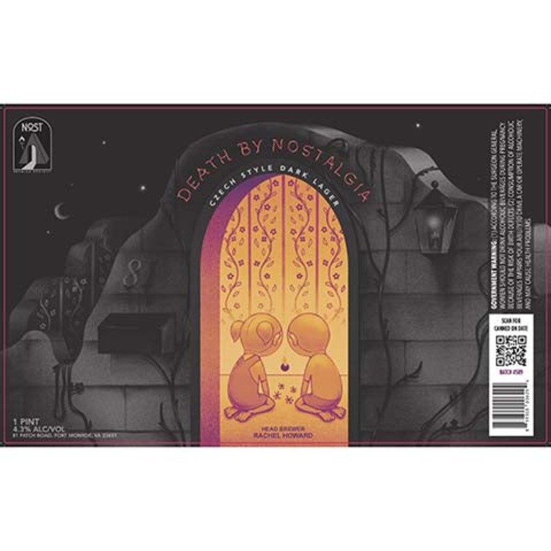Nost Death By Nostalgia Dark Lager 16OZ SINGLE CAN