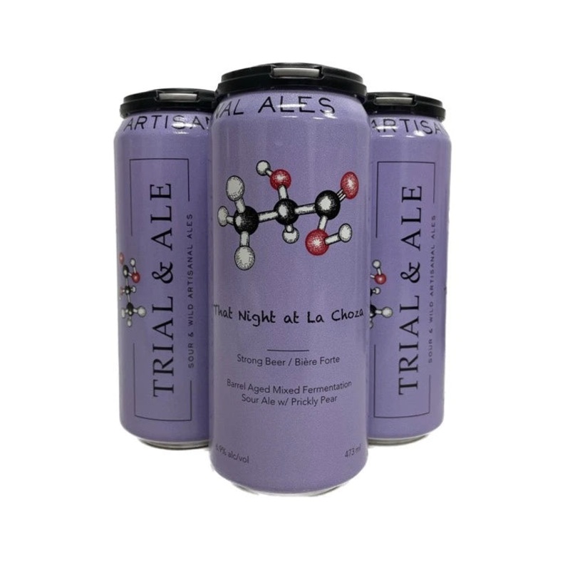 TRIAL & ALE THAT NIGHT AT LA CHOZA SOUR ALE 473ML 4PK CAN @ Southgate [1056528] 1892 ml