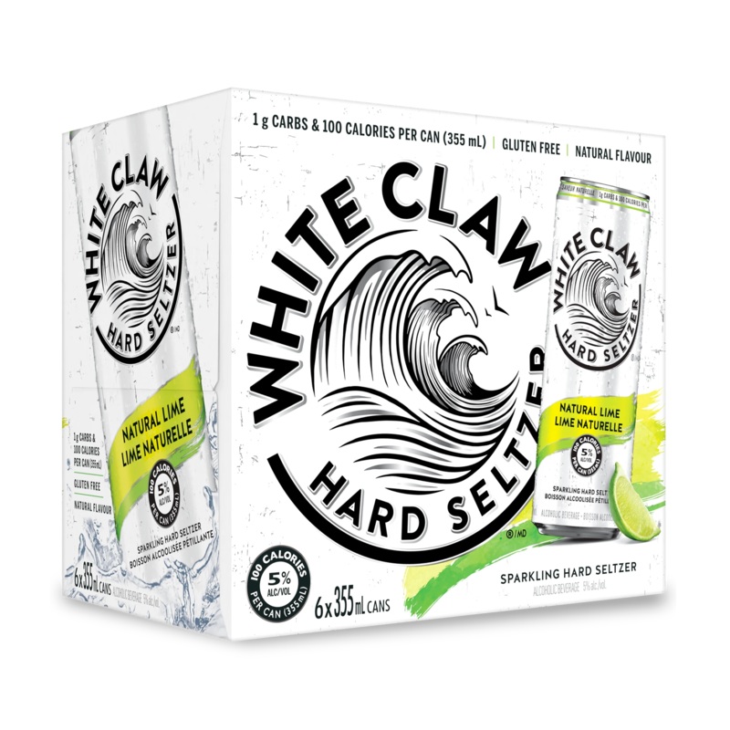 WHITE CLAW HARD SELTZER LIME 355ML 6PK CAN @ Lethbridge [1022899] 2130 ml