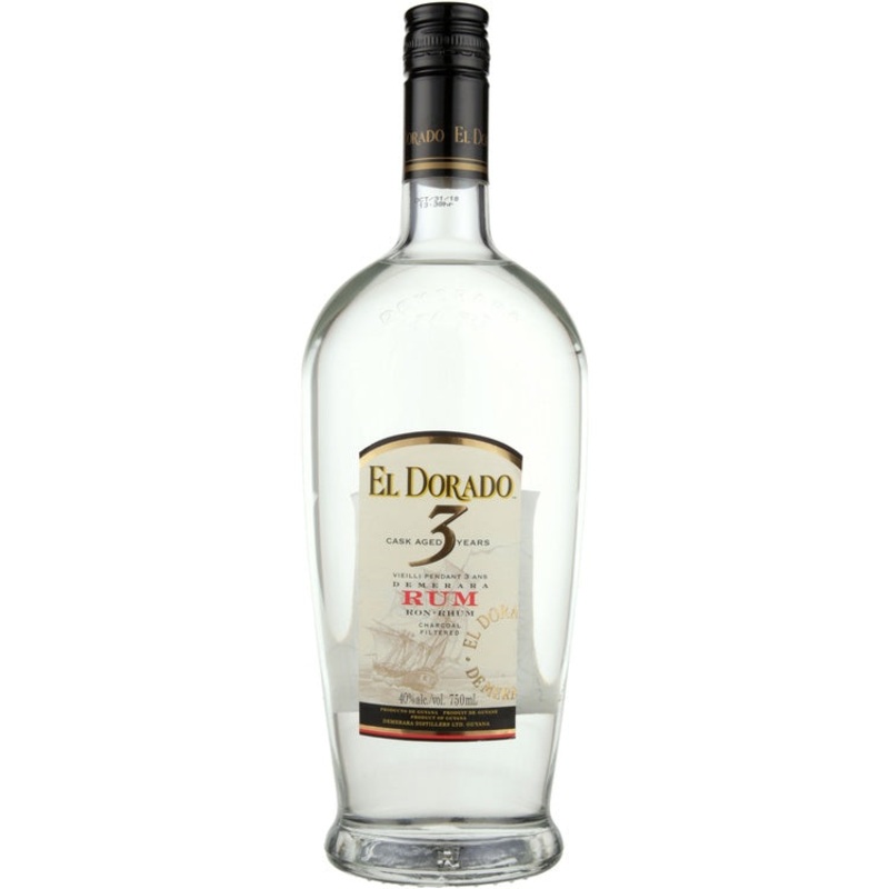 El Dorado Demerara Rum Cask Aged 3 Yr 80 750ML 750ML