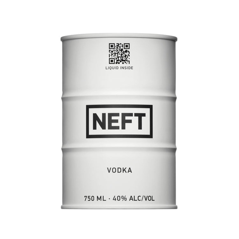 Neft Vodka 80 White Barrel Packaging 750ML 750ML