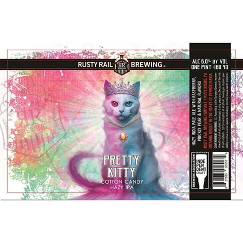 Rusty Rail Pretty Kitty Hazy IPA 16OZ SINGLE CAN