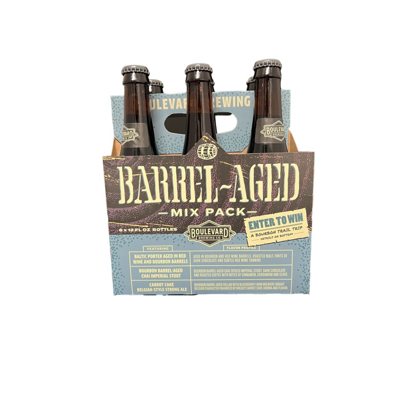 Boulevard Barrel-Aged Mixed 6 Pack Bottles Neapolitan