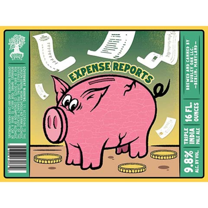 Burley Oak Expense Reports TIPA 16OZ SINGLE CAN