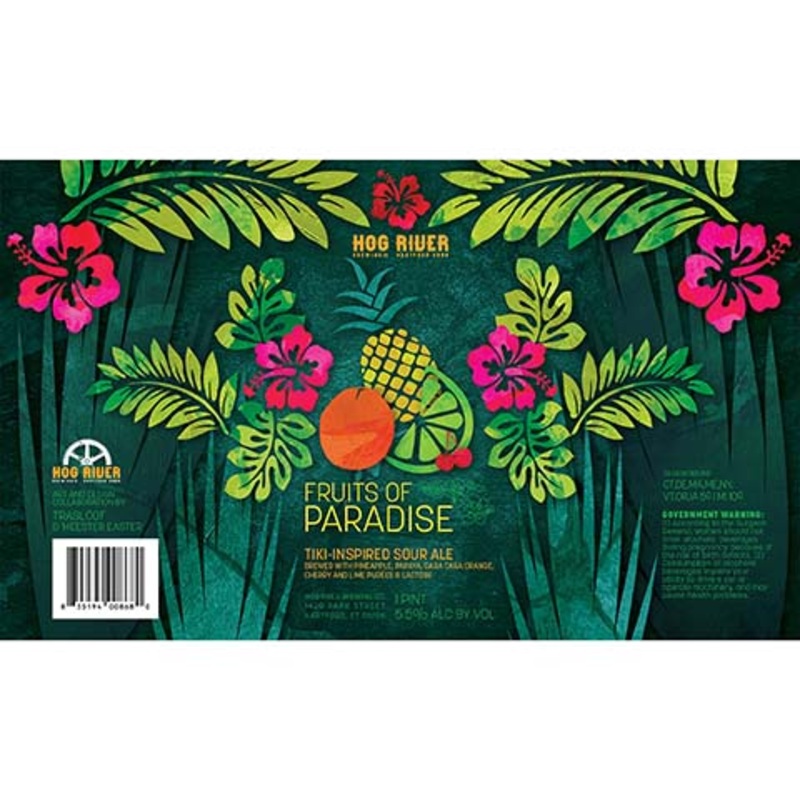 Hog River Fruits of Paradise Sour Ale 16OZ SINGLE CAN