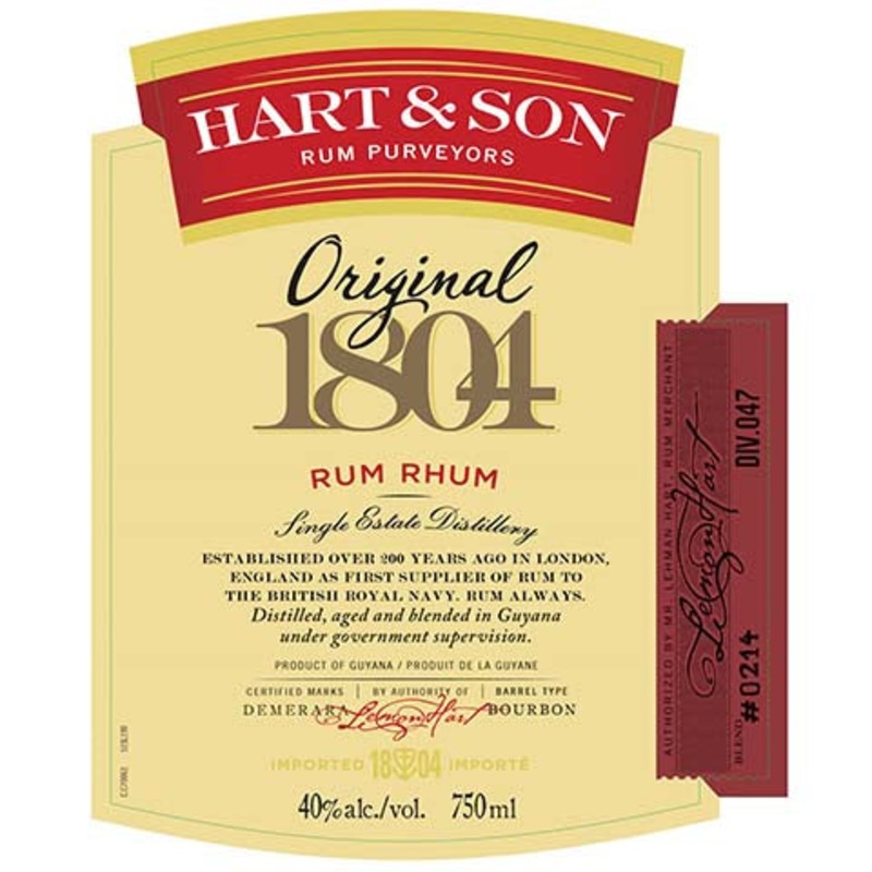 Lemon Hart & Son Original 1804 Rum 750ML BTL