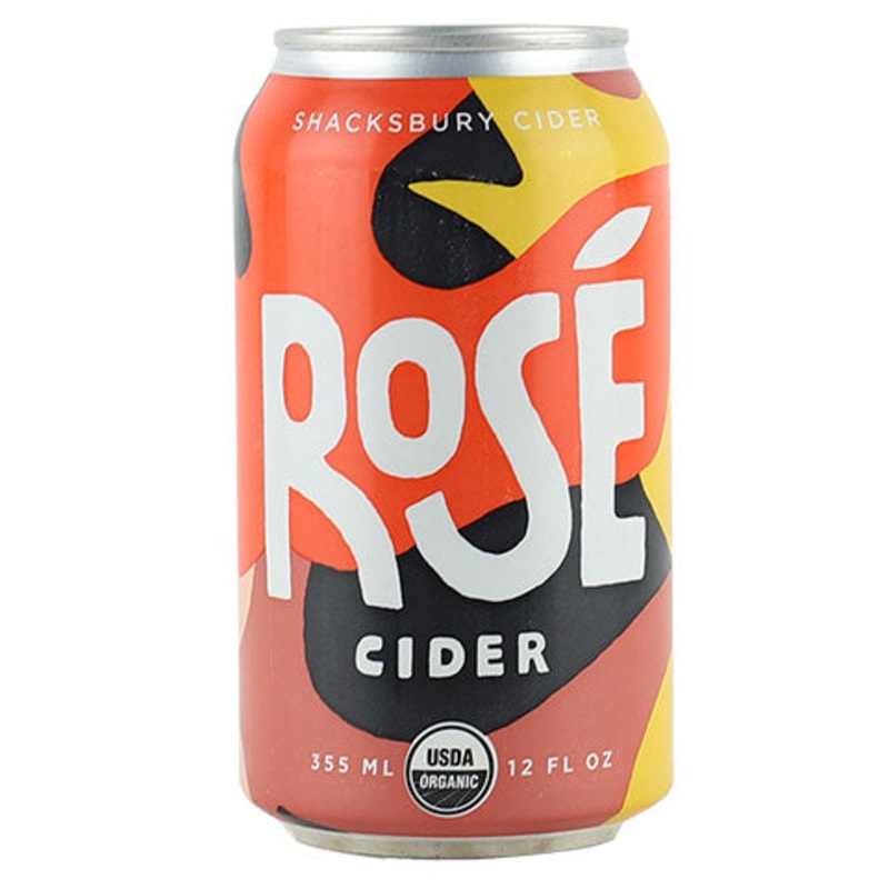 Shacksbury Rose Cider (Organic) 12OZ SINGLE CAN