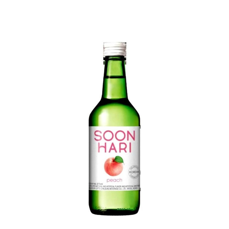 Soon Hari Peach Soju 375mL Bottle