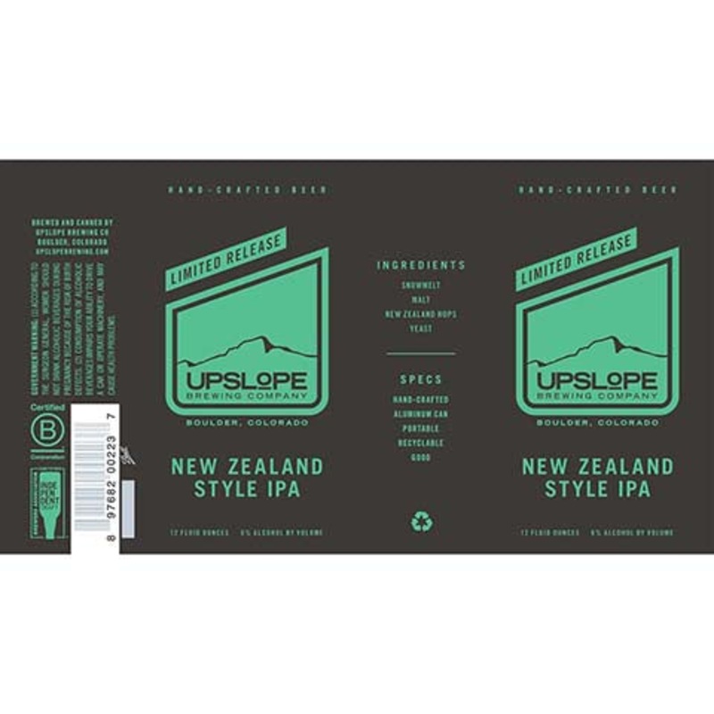 Upslope New Zealand Style IPA 12OZ SINGLE CAN