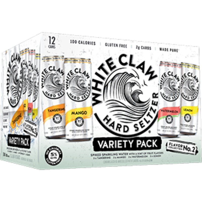 White Claw Hard Seltzer Variety Flavor Collection No. 2  – 12pk Cans 12pk