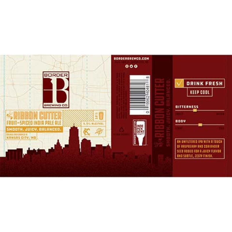 Border Ribbon Cutter IPA 12OZ SINGLE CAN