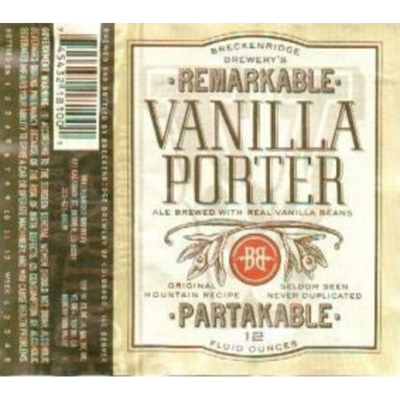 Breckenridge Vanilla Porter 6Pk