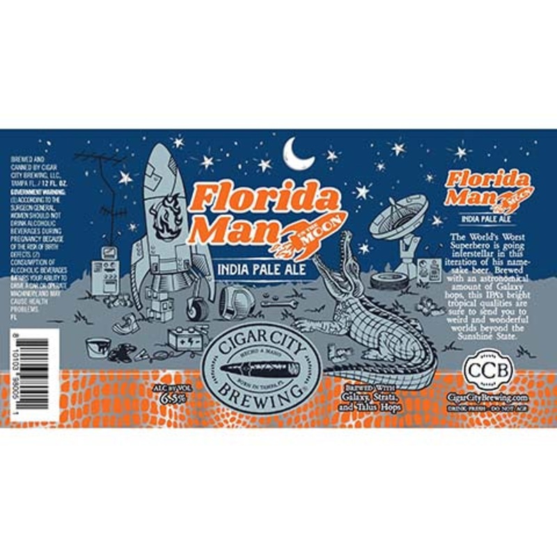 Cigar City Florida Man In The Moon IPA 12OZ SINGLE CAN