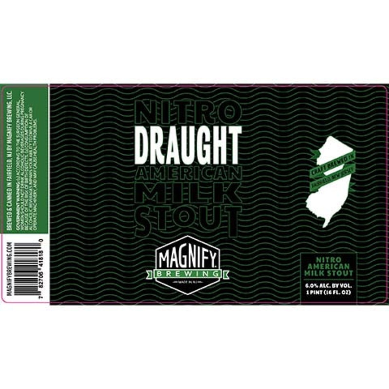 Magnify Nitro Draught Milk Stout 16OZ SINGLE CAN
