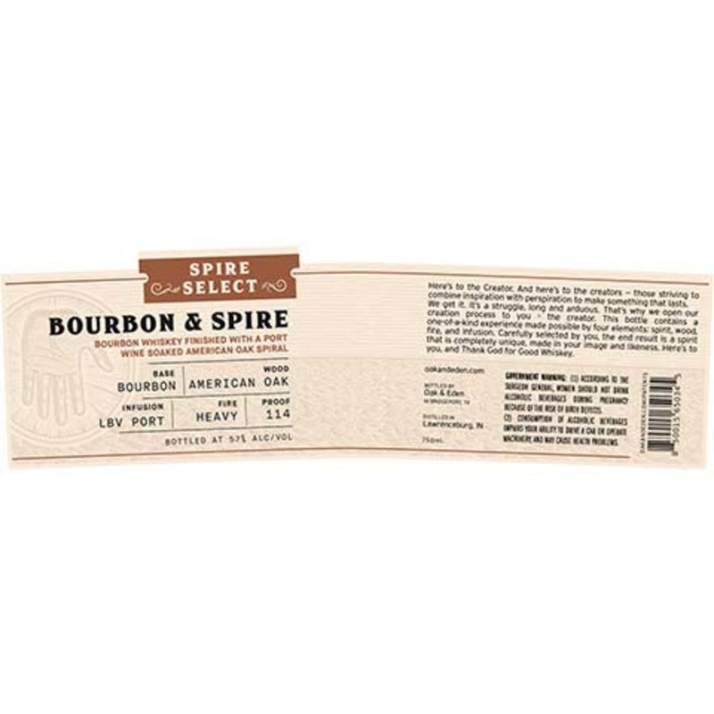 Oak & Eden Spire Select Bourbon & Spire Bourbon Whiskey 750ML BTL