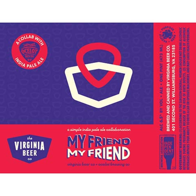 The Virginia Beer/Ocelot My Friend My Friend 16OZ SINGLE CAN