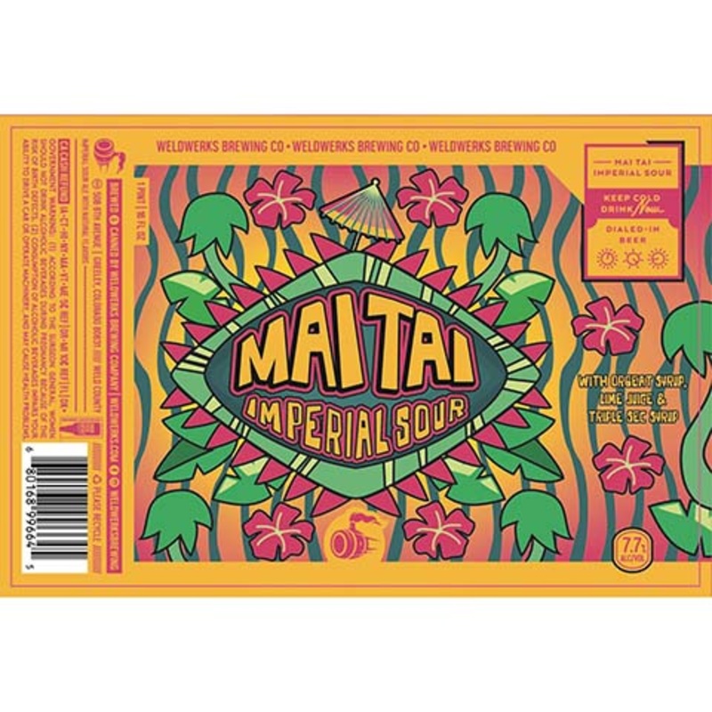 Weldwerks Mai Tai Imperial Sour Ale 16OZ SINGLE CAN