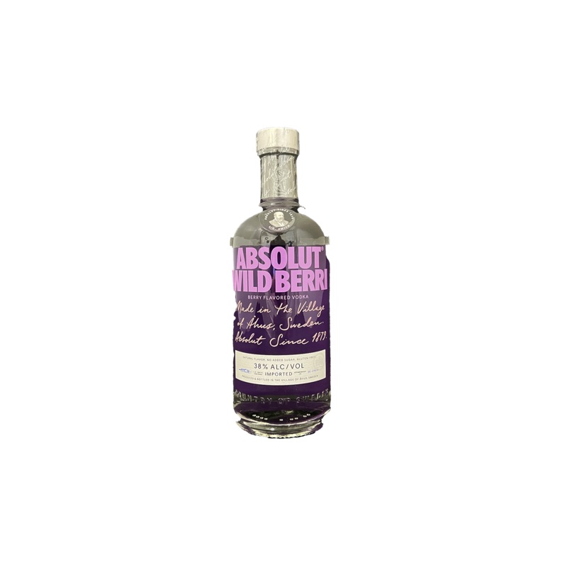 Absolut Wild Berri Vodka 750ML