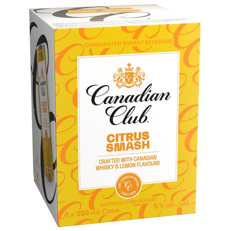 CANADIAN CLUB CITRUS SMASH 355ML 4PK CAN @ Lethbridge [1056149] 1420 ml