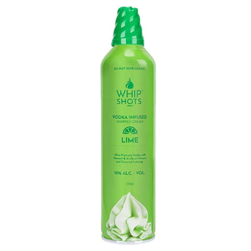 Cardi B Whipshots Lime – Vodka Infused Whipped Cream 200ML BTL