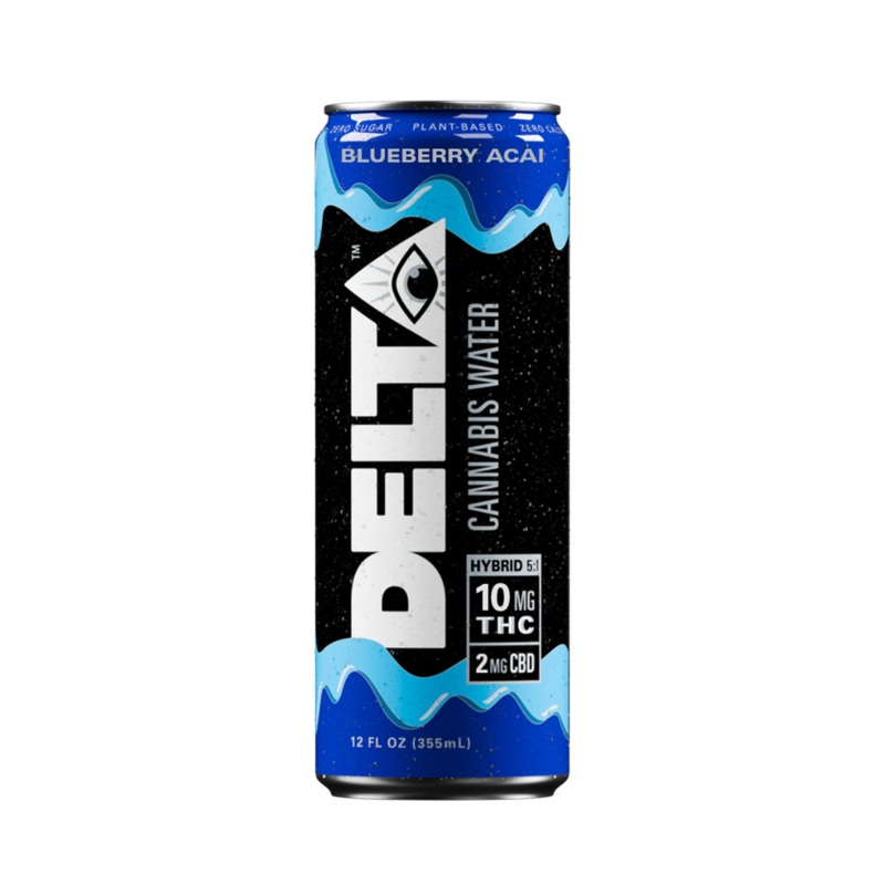 Delta Beverages Blueberry Acai THC Seltzer