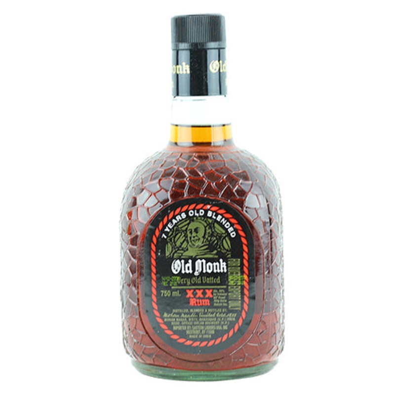 Old Monk 7yrs Blended Very Old Vatted XXX Rum 750ML BTL