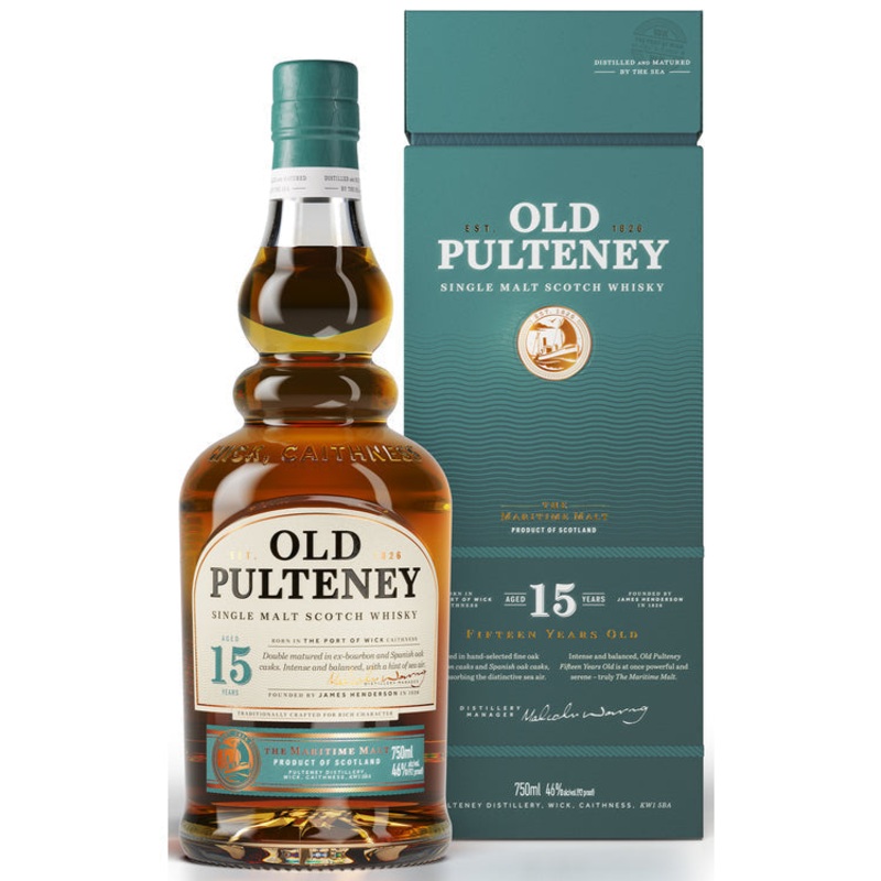 OLD PULTENEY SINGLE MALT SCOTCH 15 YR 92 750ML 750ML