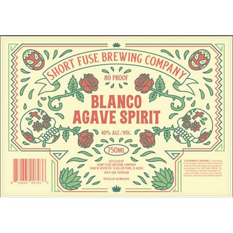 Short Fuse Blanco Agave Spirit 750ML BTL