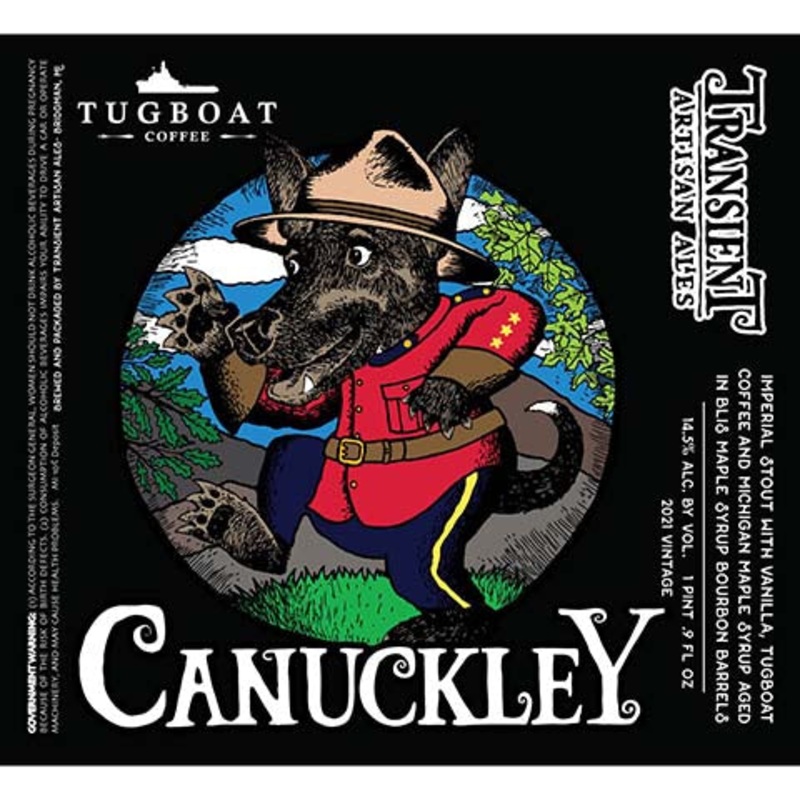 Transient Artisan Ales Canuckley Imperial Stout 500ML BTL