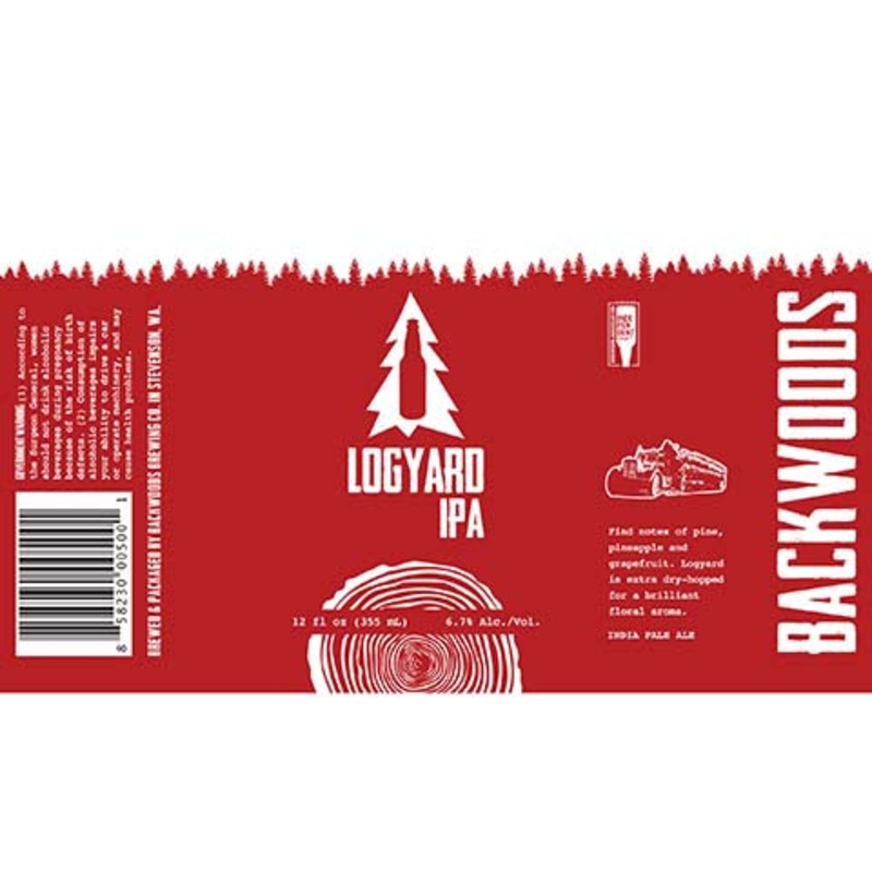 Backwoods Logyard IPA 12OZ SINGLE CAN