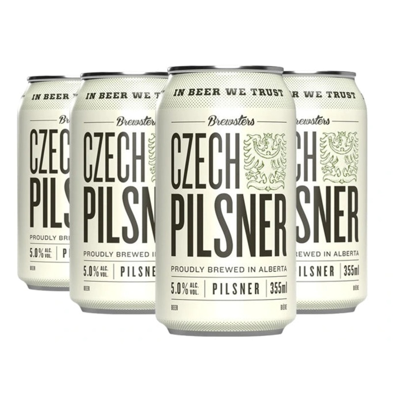 BREWSTERS CZECH PILSNER 355ML 6PK CAN @ Airdrie [1056508] 2130 ml