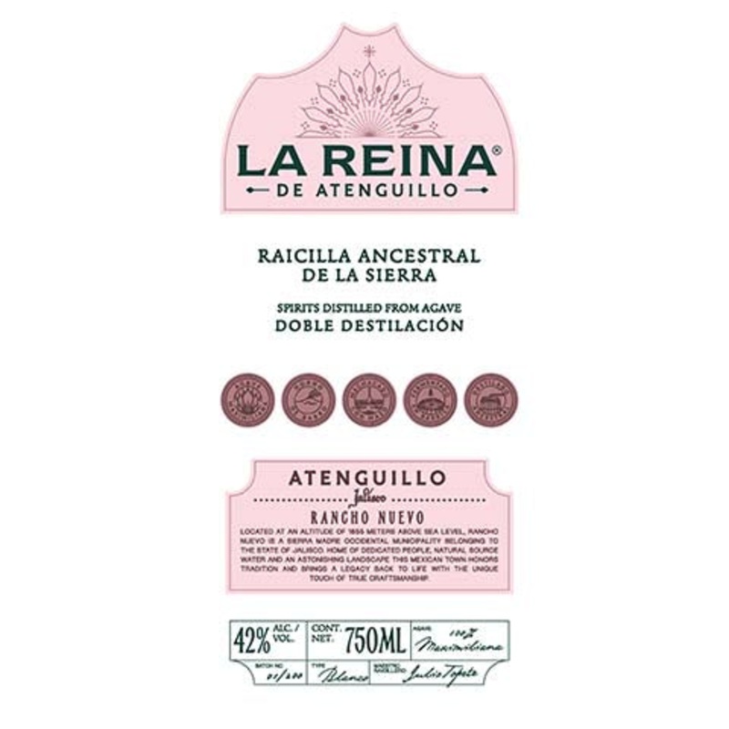 La Reina Raicilla Ancestral De La Sierra 750ML BTL