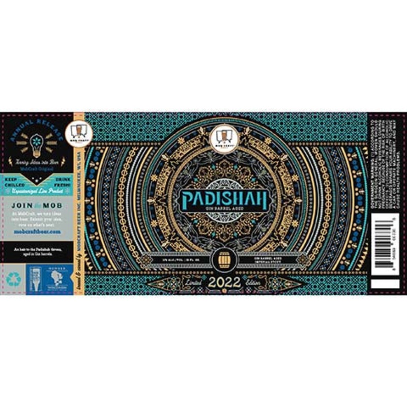 Mobcraft Padishah Gin Barrel Aged Imperial Stout 2022 12OZ SINGLE CAN