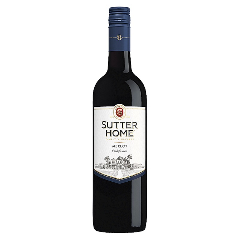 SUTTER HOME MERLOT CALIFORNIA 750ML 750ML