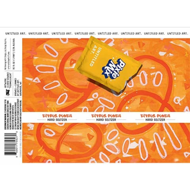 Untitled Art Pixie Mix Citrus Punch Hard Seltzer 16OZ SINGLE CAN