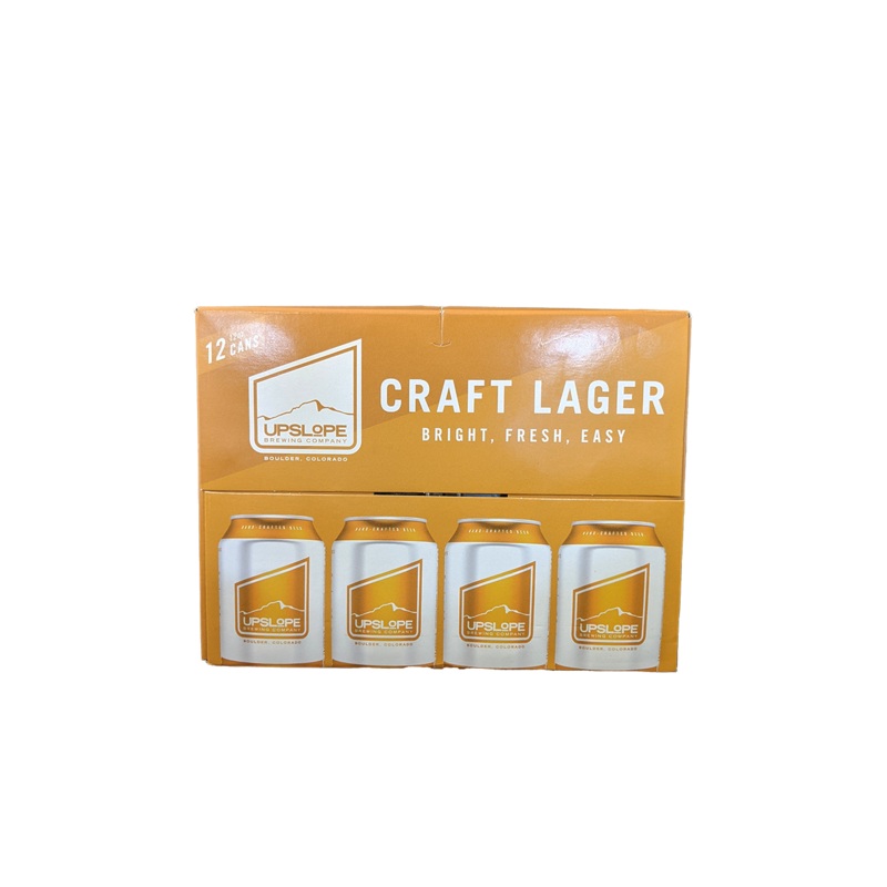 Upslope Craft Lager 12 Pack Cans