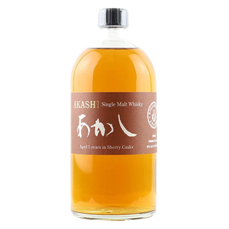 Akashi Single Malt 5 Years Sherry Casks Japanese Whisky 750ML BTL