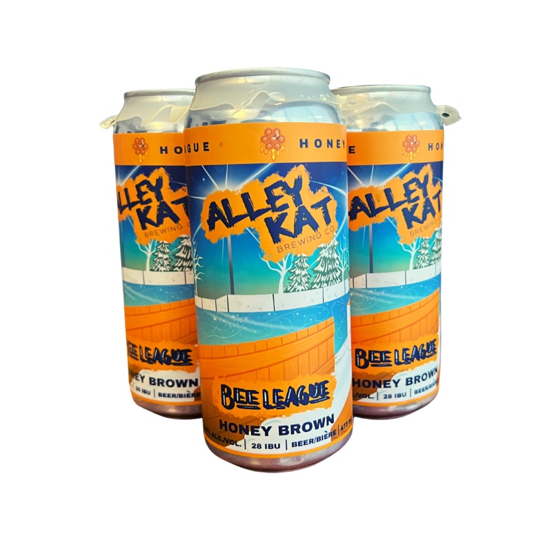 ALLEY KAT BEE LEAGUE HONEY BROWN ALE 473ML 4PK CAN @ Signal Hill [1046342] 1892 ml