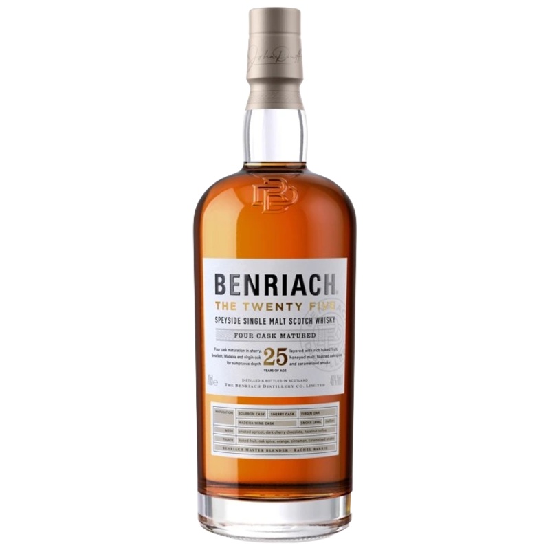 BENRIACH 25YR SINGLE MALT SCOTCH WHISKY 700ML @ Township [1051874] 700 ml