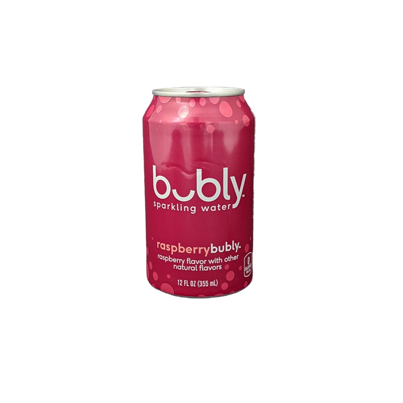 Bubly Raspberry 8 Pack Cans
