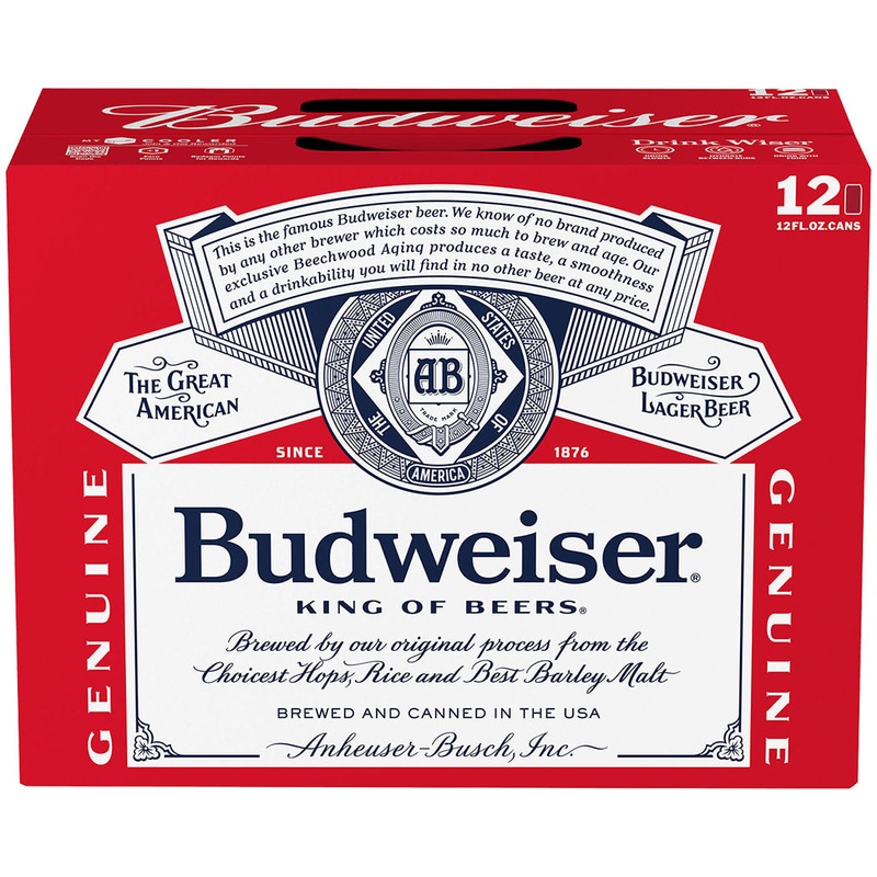 Budweiser 2x 12 Pack (12 oz Cans)