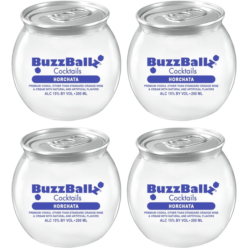 Buzzballz Horchata Pre-Mixed Cocktails 4-Pack