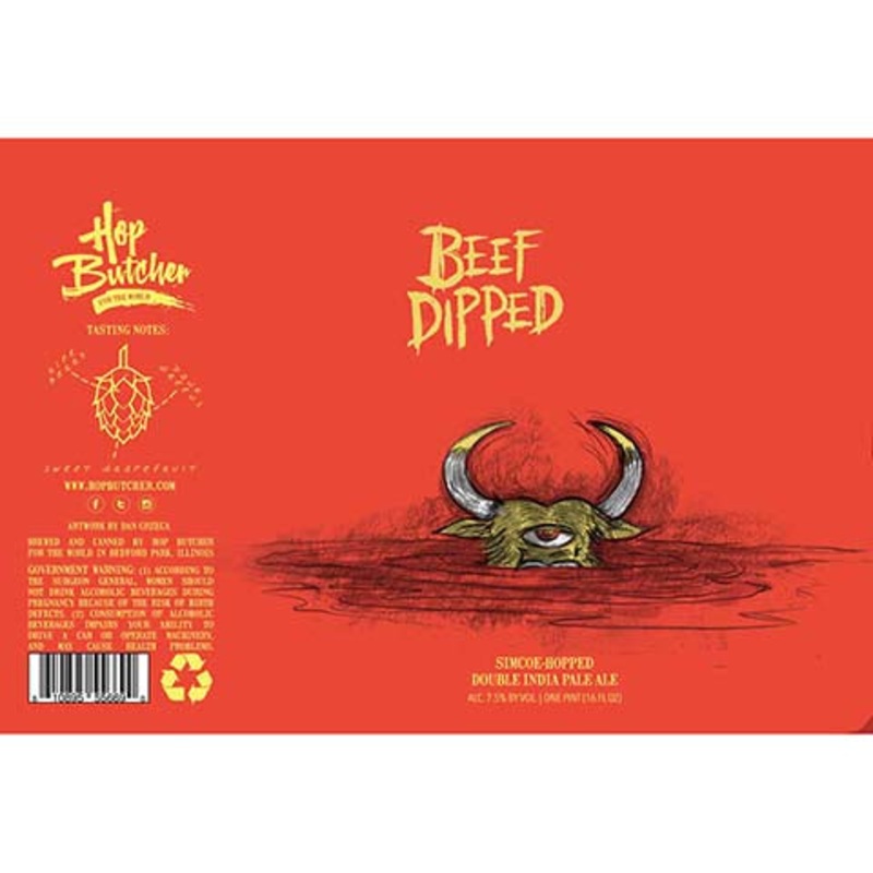 Hop Butcher Beef Dipped DIPA 16OZ SINGLE CAN