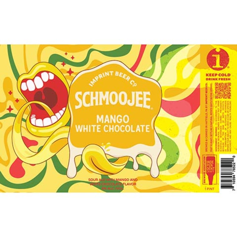 Imprint Schmoojee Mango White Chocolate Sour 16OZ SINGLE CAN
